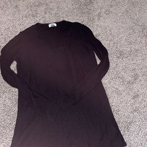Black long sleeve sweater